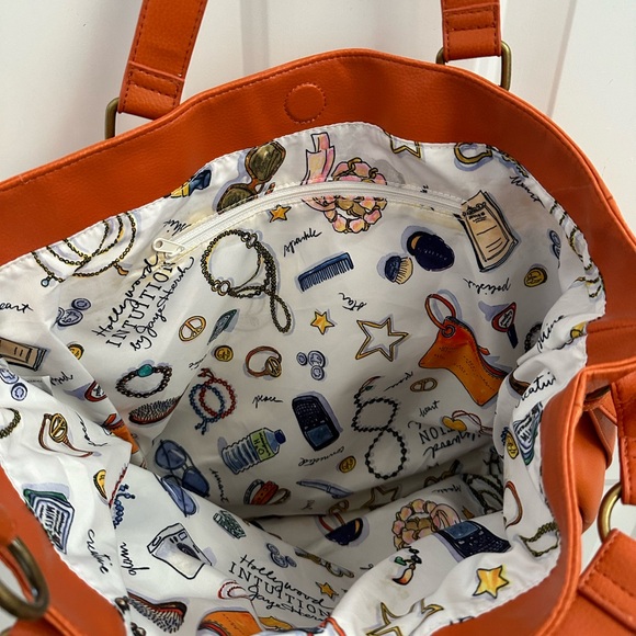 Hollywood Intuition by Jaye Hersh Orange Handbag - Picture 10 of 10